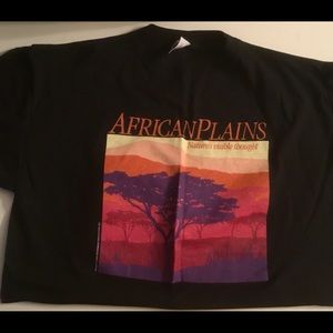 Vintage 1990s World Wildlife Fund African Plains Single Stitch T-Shirt
